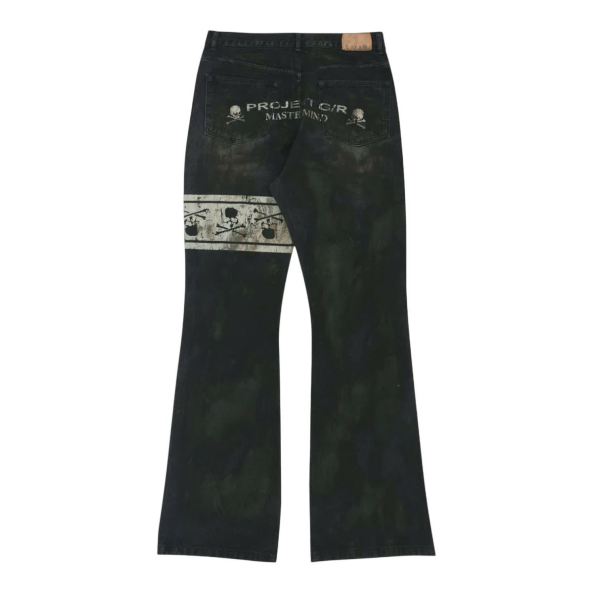 Flared Denim Pant Mastermind x Project G/R Black