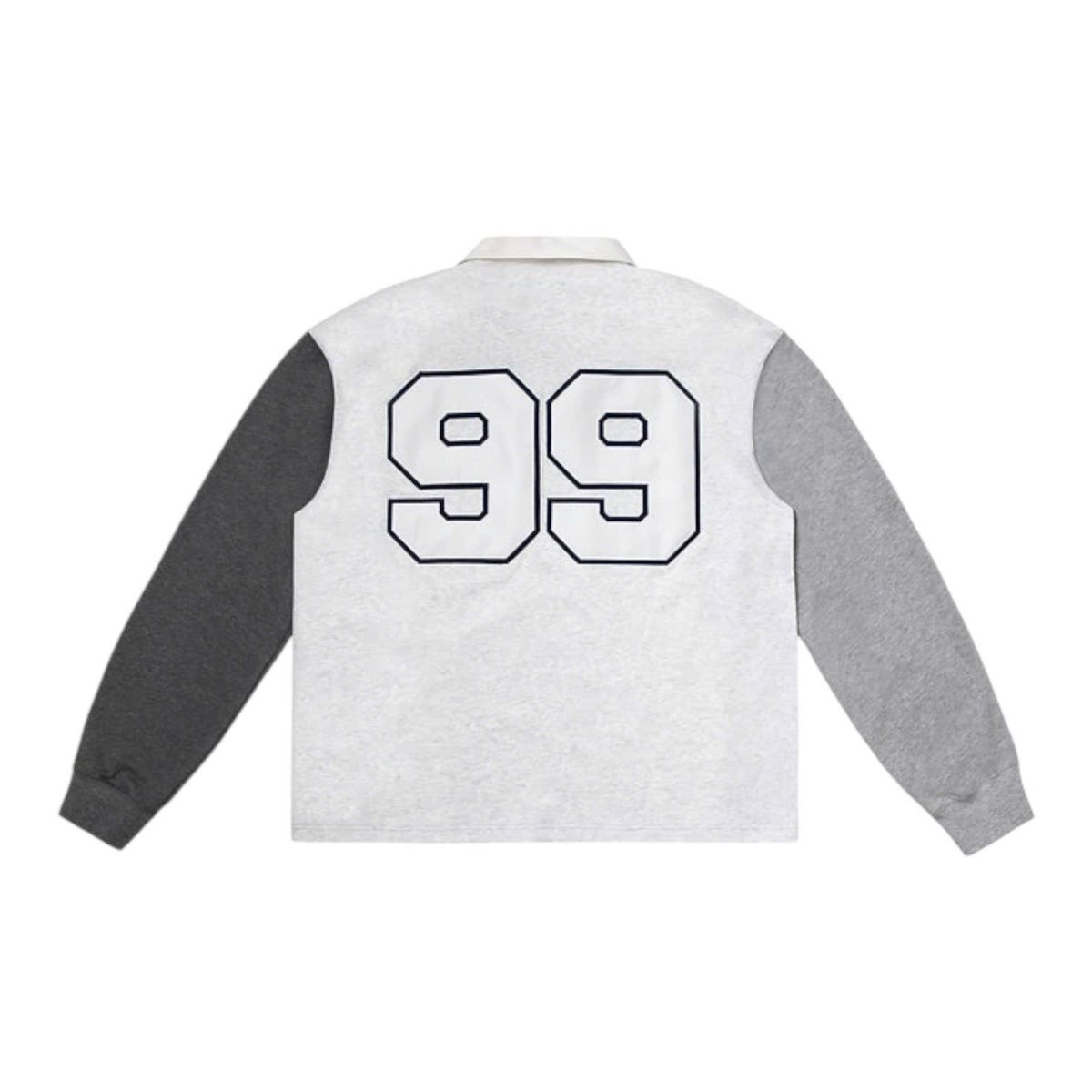 L/S Polo Vandy The Pink Grey Rugby Heather Grey