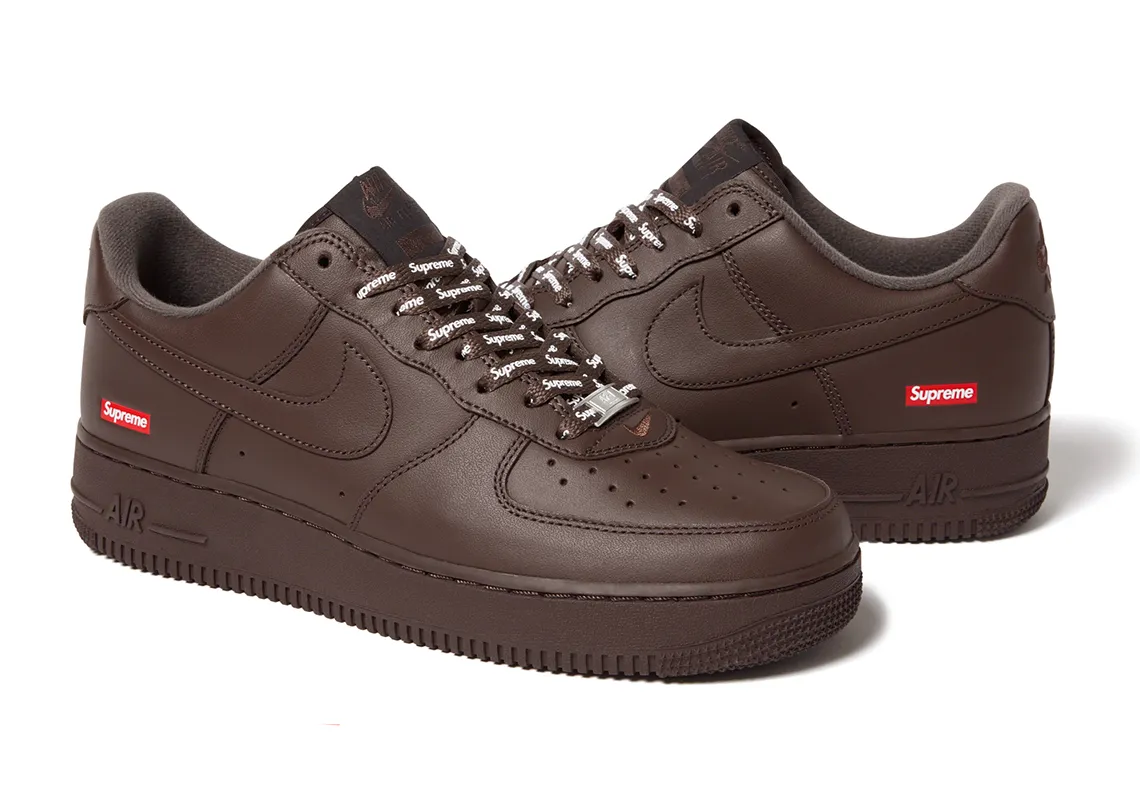 Supreme x Nike Air Force 1 “Baroque Brown”